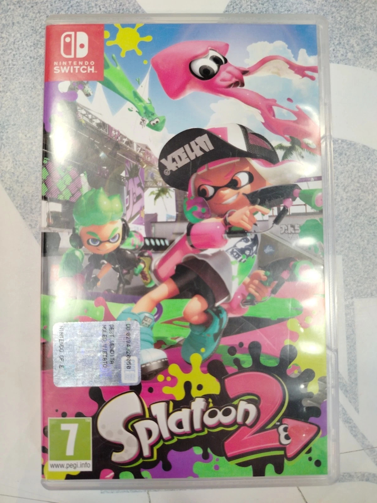 Splatoon 2 Switch Nintendo ITA Triangolo Blu